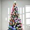 4ft Fiber Optic Christmas Tree with 120 LED Lights and Metal Stand